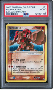Regirock Gold Star | eBay