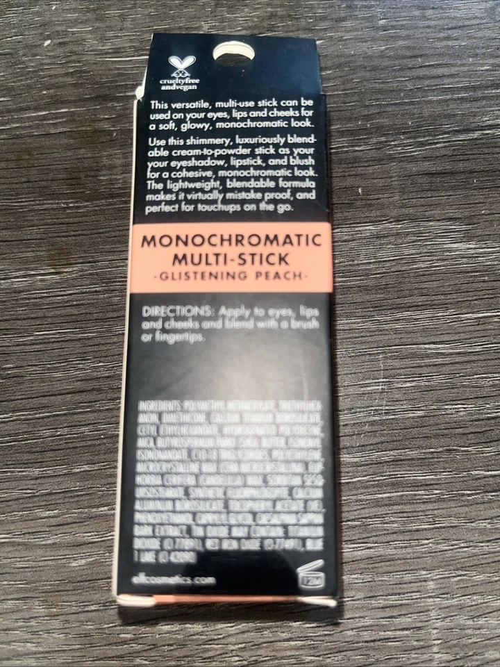 Set of 2 elf monochromatic multi sticks 1 luminous berry, 1 glistening peach NIB - Image 2 of 4