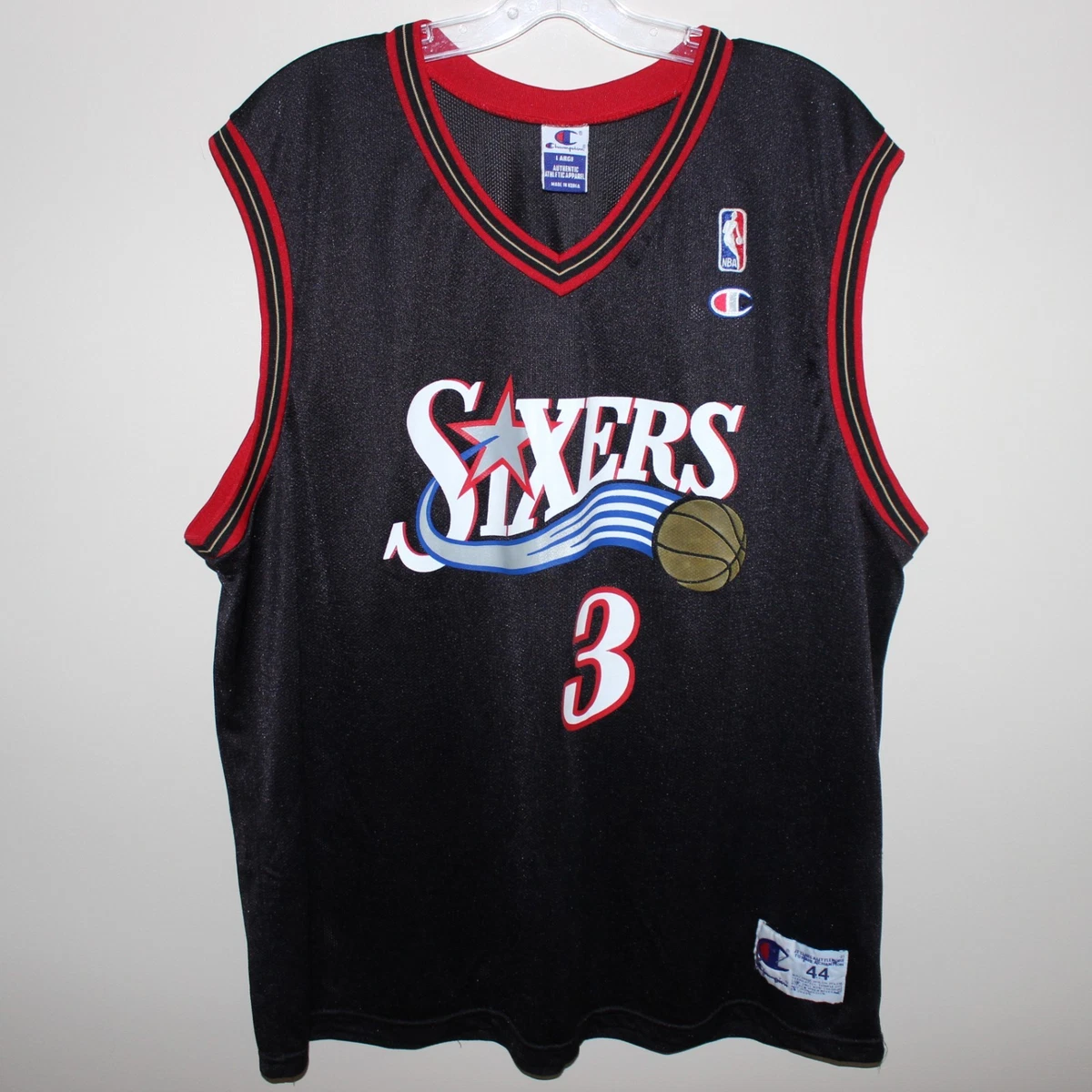 Champion Allen Iverson 44 Size NBA Fan Apparel & Souvenirs | eBay