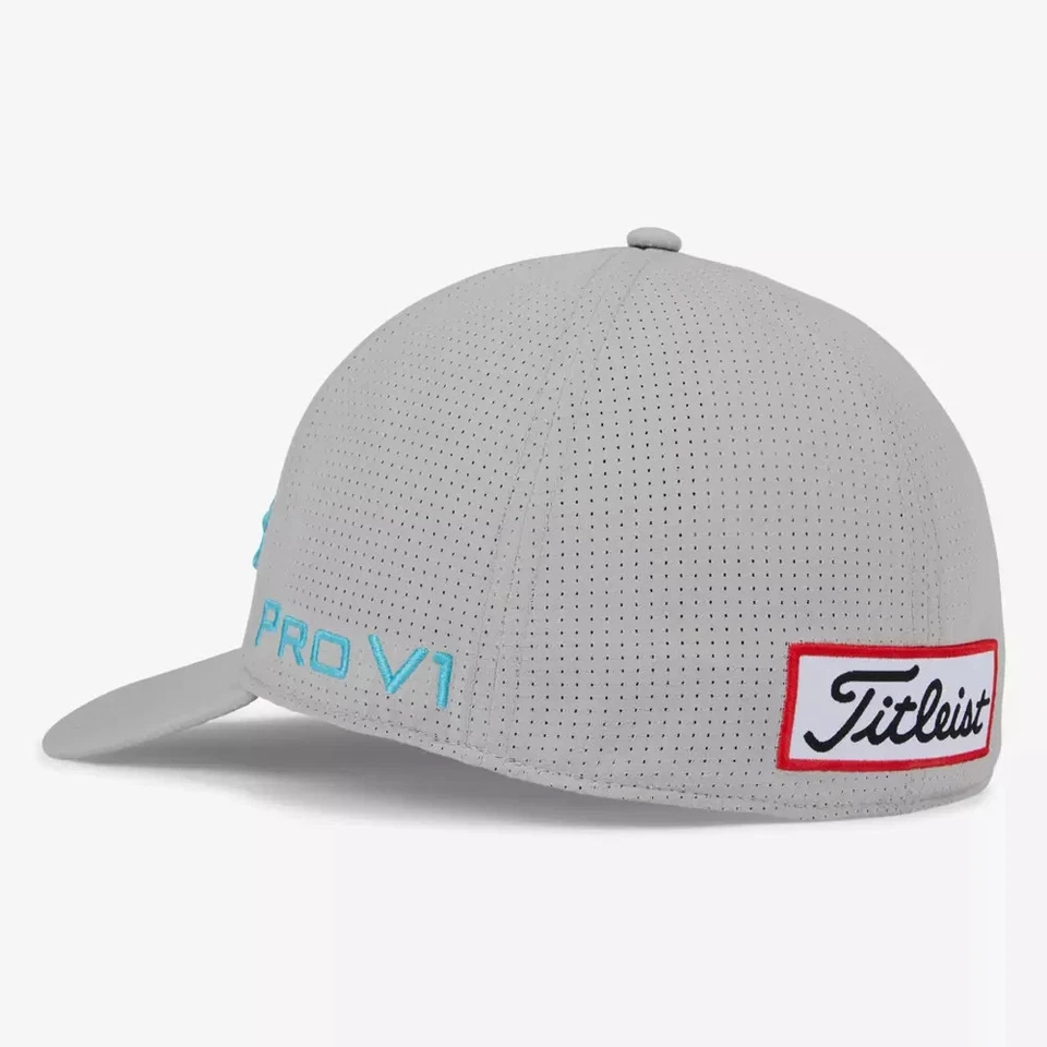 Gorra de golf Titleist Tour Stretch Tech FJ ProV1 ajustada para hombre nueva con etiquetas Foto 3 de 3