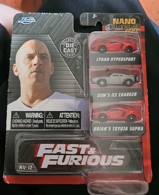 Jada Nano Hollywood Rides Fast & Furious Set NV-12 !!Error!! 2 Lykan - No Supra