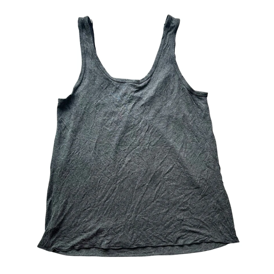 Camiseta sin mangas Y2K 2000s Indie Sleaze estética brillante y desvanecida lentejuelas cuello redondo M Foto 3 de 4