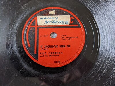 78 RPM It Should've Been Me Sinner's Prayer Ray Charles Atlantic 1021
