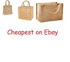 Wholesale Jute Hessian Small / Medium / Large Shopping Bags