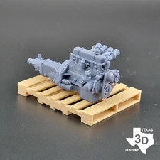 Weber DCOE Chevy 153 "Super Thrift" model engine resin 3D printed 1/25 1/24