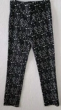 Erica Taylor Stitch Fix Speckled Black & White Dress Pants Size Medium