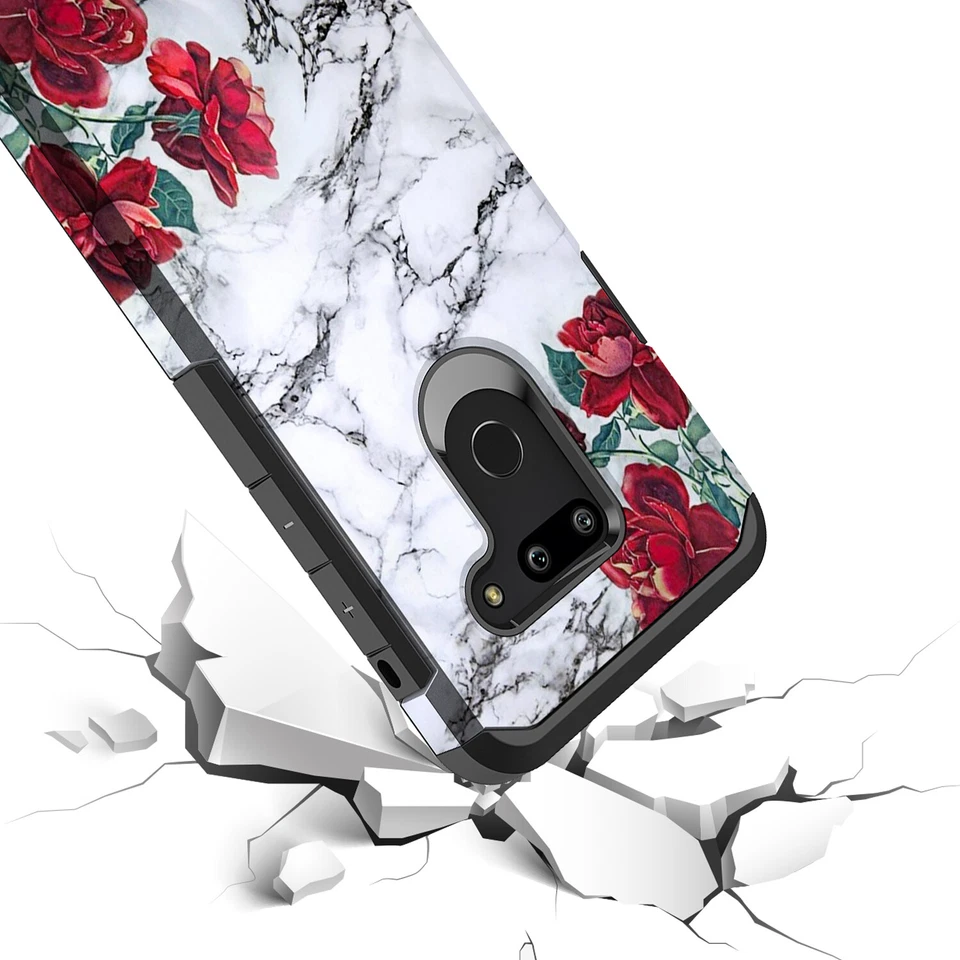 For LG G8 ThinQ Hybrid Graphic Fashion Cute Colorful Silicone Case - Image 4 of 4