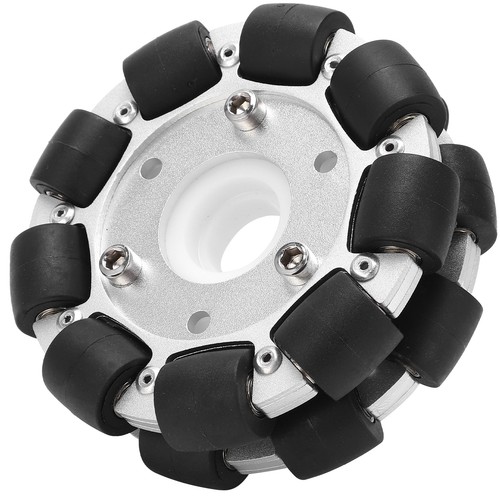 100mm Double Aluminum Omni Directional Wheel Loading 30KG For Platform MU - Picture 3 of 22