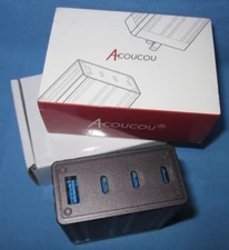 Acoucou 100W GaN USB C Charger, 4-Ports