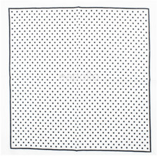 DV Fashions 100% Cotton Large White / Dark Navy Polka Dot Scarf Bandana DV 182
