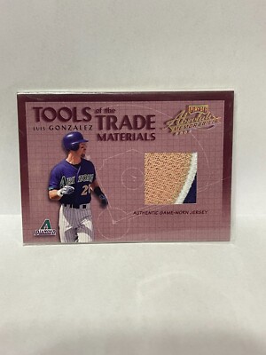 2002 Absolute Tools of the Trade Materials LUIS GONZALEZ (3-color patch)