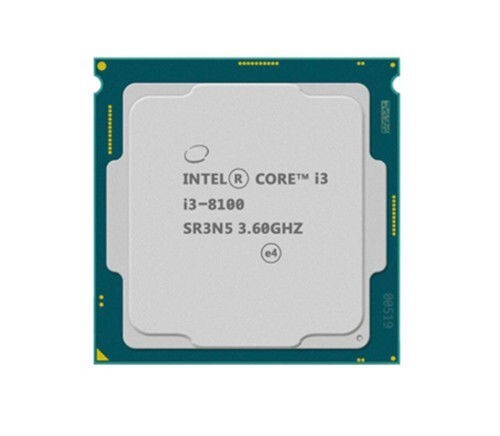 INTEL CORE I3 8100 6M Cache, 3.6 GHz PROCESSOR CPU LGA1151 - Picture 1 of 1