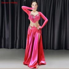 2022 Dance costume top belly dance underwear long skirt suit