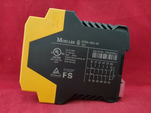MOELLER ESR5-VE3-42V01 24V SAFETY RELAY - Picture 2 of 4