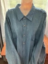 Scandia Woods Button Up Womens Shirt 3XL