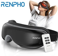 RENPHO Eyeris 1 Eye Massager with Heat & Remote Eye Mask Mother's day Gift US