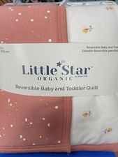 Little Star Reversible Organic Quilt