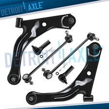 6pc Front Control Arm Tie Rod Sway Bar Kit for 2005-2009 Escape Mariner Tribute