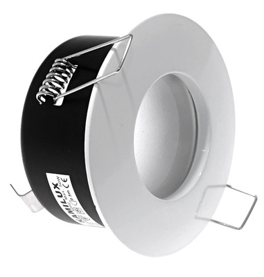 Wasserfester Bad-Einbaustrahler Aqua + 9W Power LED & GU10 #Fassung 230V/ IP65,