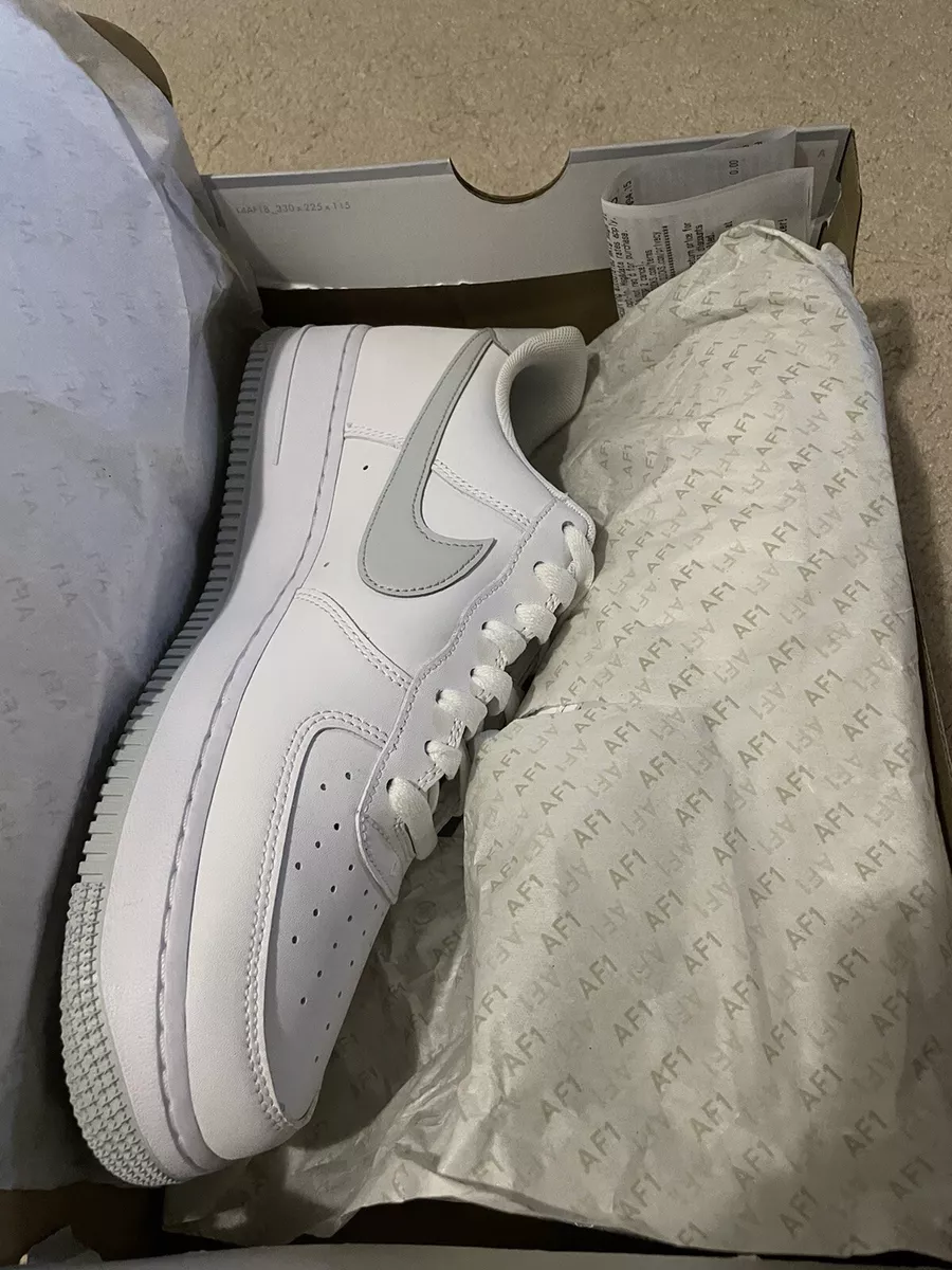 Snel borstel ramp Nike Air Force 1 &#039;07 White Pure Platinum, Brand New, DeadStock. Men's  size 10 | eBay