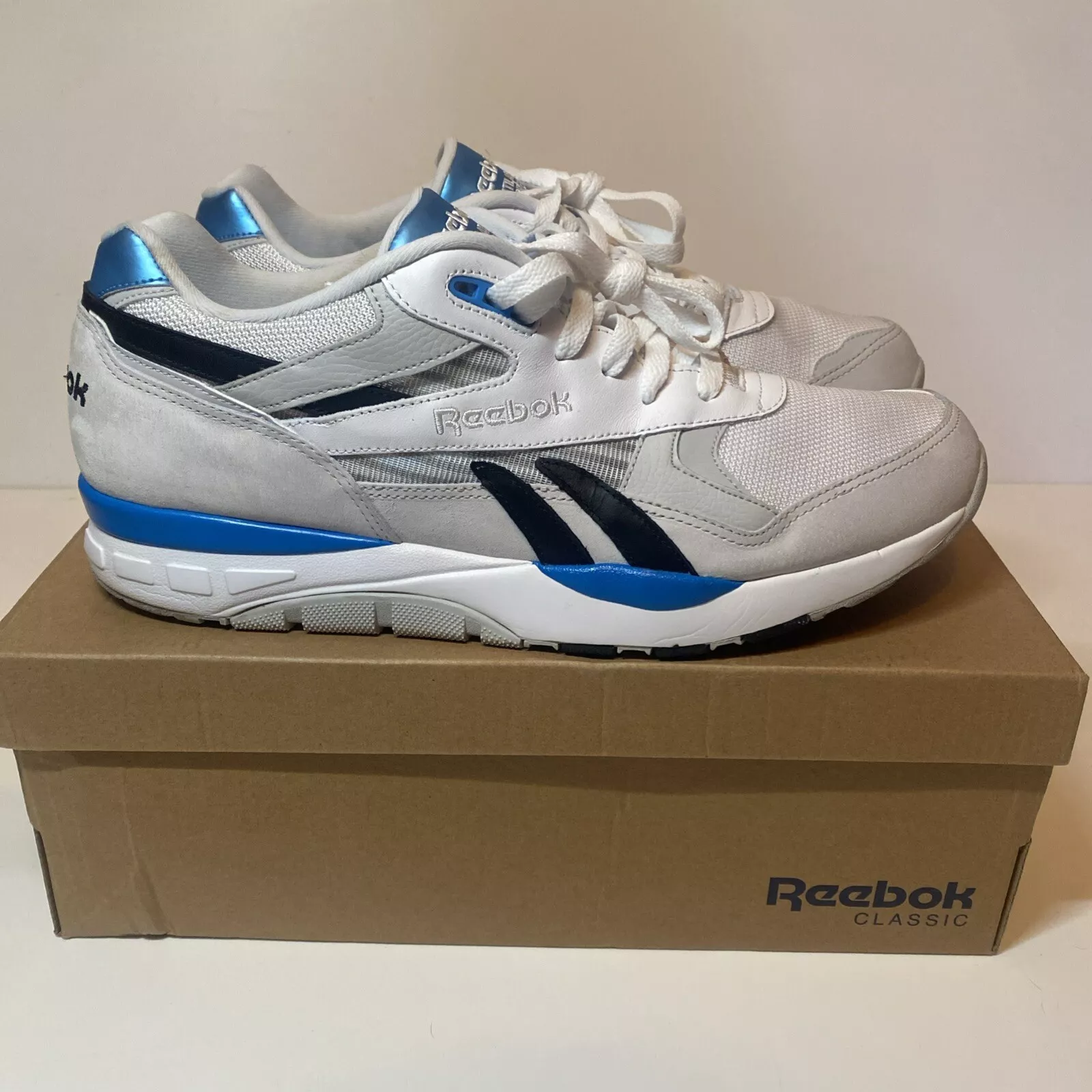 Taille 13   Ventilateur Reebok Supreme Bleu