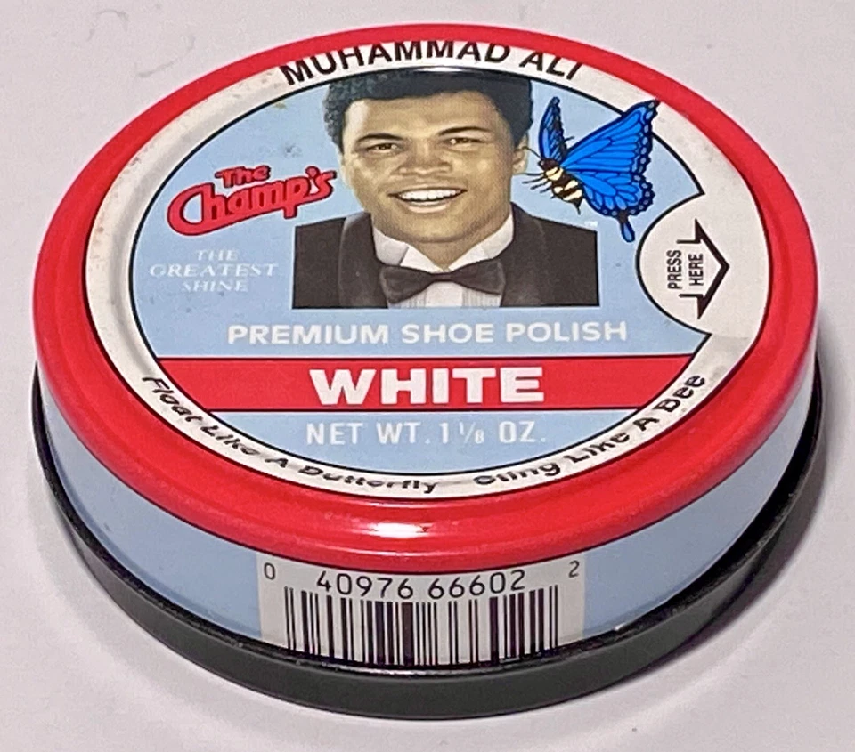 Muhammad Ali The Champs Premium White Shoe Polish New 1/8 Oz. - Image 2 of 3