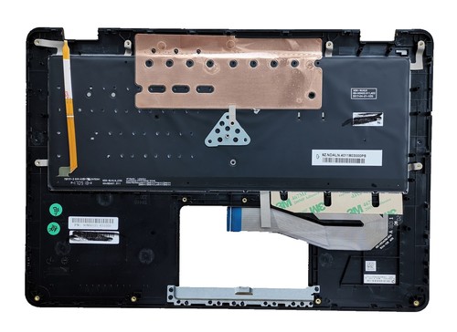 US Silver Palmrest Backlit keyboard for Asus TP410U TP410UA TP410UF TP410UR - Afbeelding 2 van 2