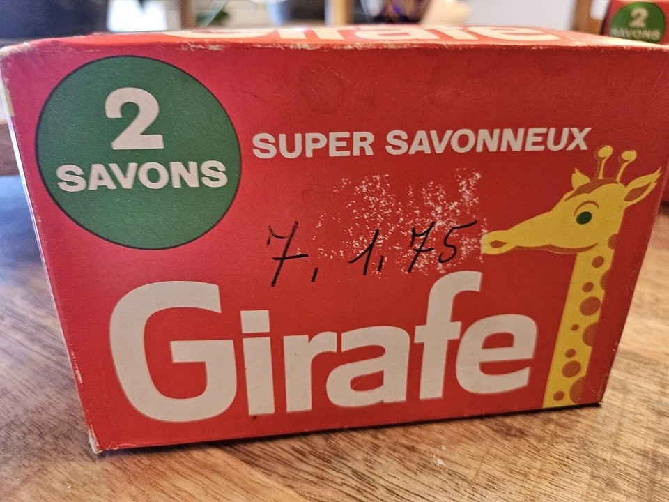 Boite De 2 savons La Girafe année 1960 - Photo 3/4