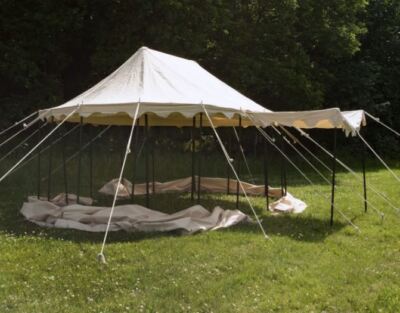 Tente médiévale - coton - 4m, Parapluie Nous faisons revivre l'histoire