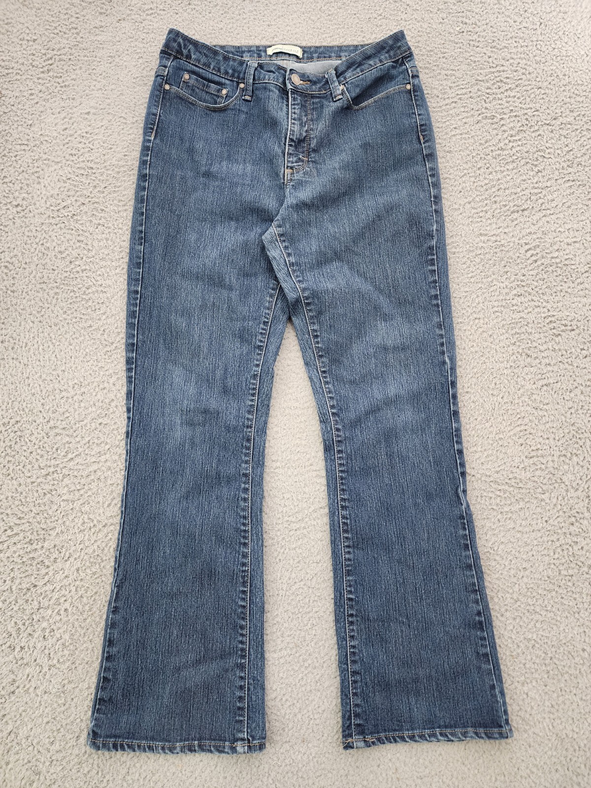 Lee Riders Jeans Women 10 Medium Blue Bootcut Stretch Denim Indigo All Seasons