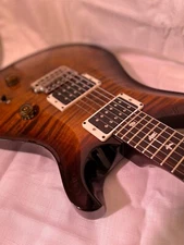 prs custom 24 10 top smoke burst electric guitar