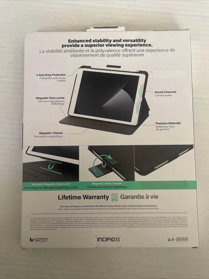 Incipio SureView Series Hard Folio Case for iPad 10.9-in (10th Gen) - Black - Image 2 of 4