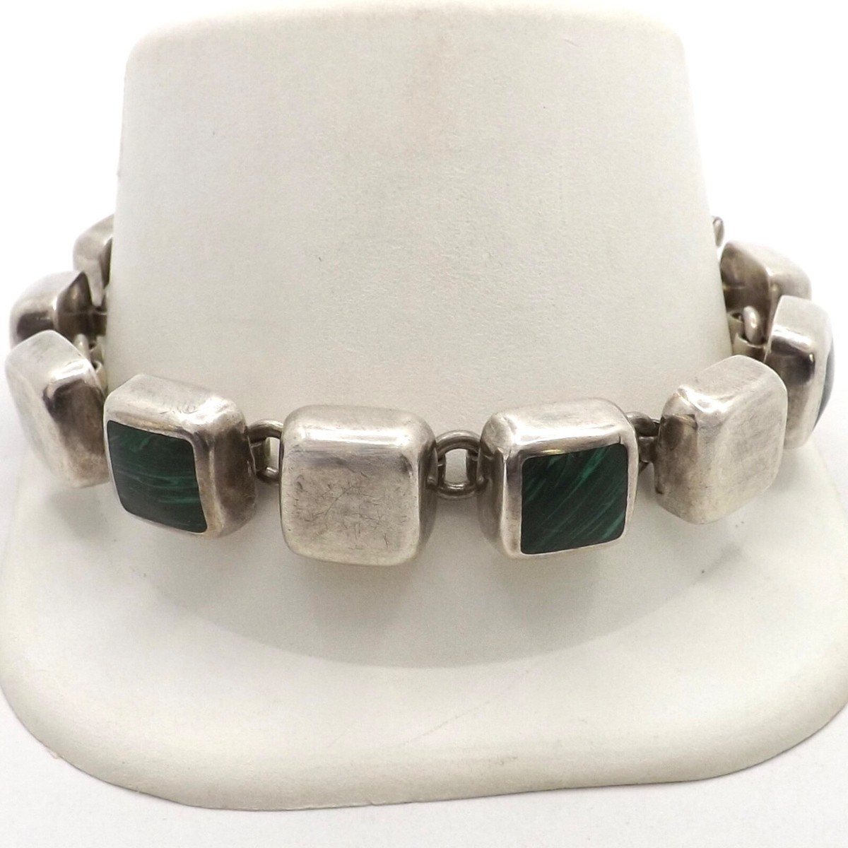 ○3301#0531　メキシコ/タスコSTERLING925バングル　0719 メキシコ タスコ製 TAXCO シルバー925 フィガロチェーンID
