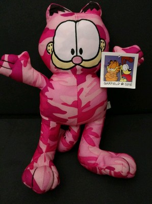 Garfield Odie Plush camouflage pink stuffed animal doll toy kids - Main Image