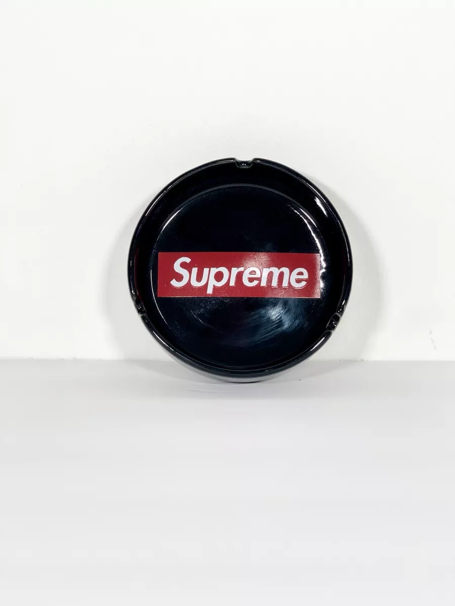 SUPREME Black ashtray Red BOXLOGO Logo RARE