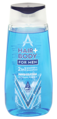 Astonish Hair+Body for Men 2in1 Invigorating Ocean Fresh 400ml