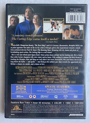 The Cutting Edge (DVD, 1992, Contemporary Classics, w/Insert) D.B.