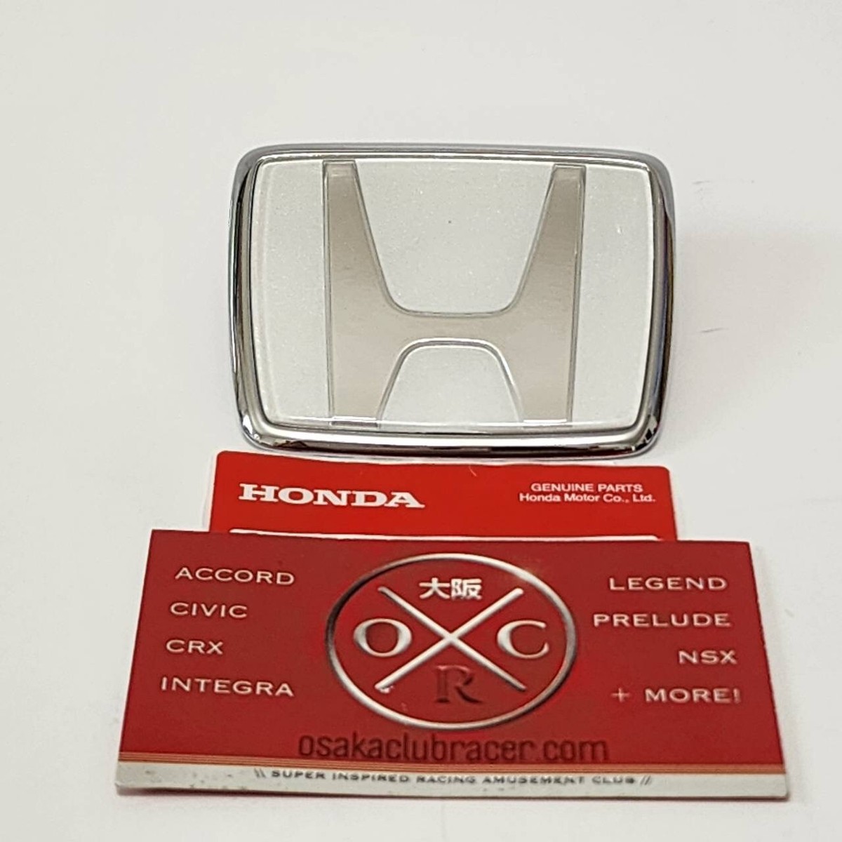Genuine OEM 91-01 Honda NSX JDM Front Bumper Emblem Badge Neutron