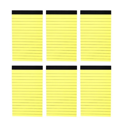 6Pcs Small Notepads 3x5Inch Pocket Writing Pad Mini Pocket Notebook for Student