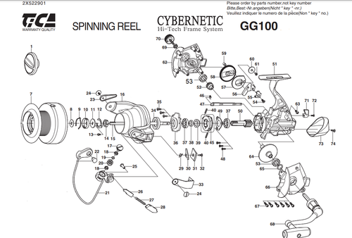 Angelrollengriff Ersatz - Doppelkurbel Griff Für Baitcasting Rollen 1000-4000 Serie