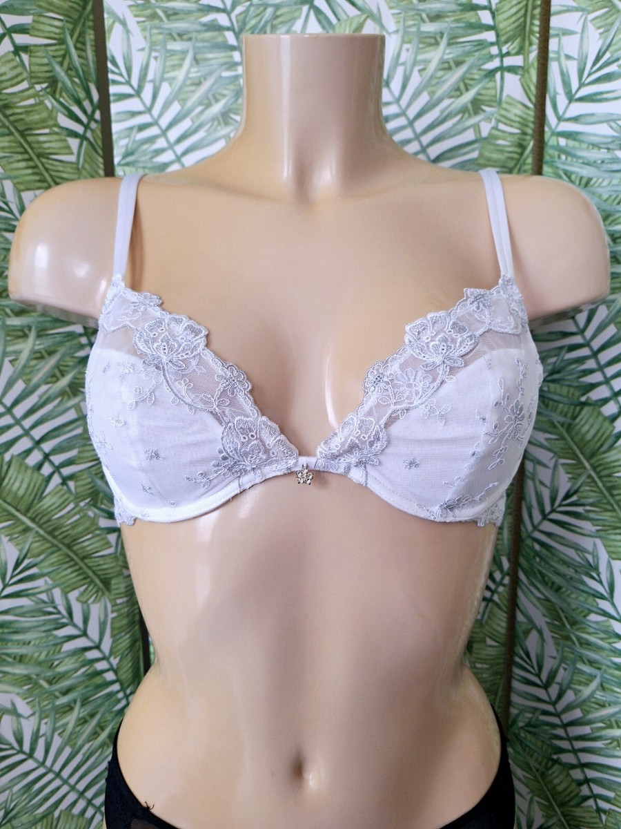 Soutien-gorge Lise Charmel Casting Lady AC2741 - 85C Blanc Plongeant Avec Armature - Neuf