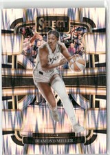 2023-24 Panini Select WNBA Silver Flash Diamond Miller Minnesota Lynx #25