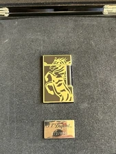 S.T. Dupont Ligne 2 Limited Edition Cheval Gold Lighter, 016482. New In Box