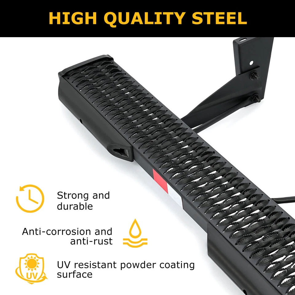 Rear Step Running Board W/ Dock Bumpers For Ford Transit 150/250/350 2015+ - Image 3 of 4