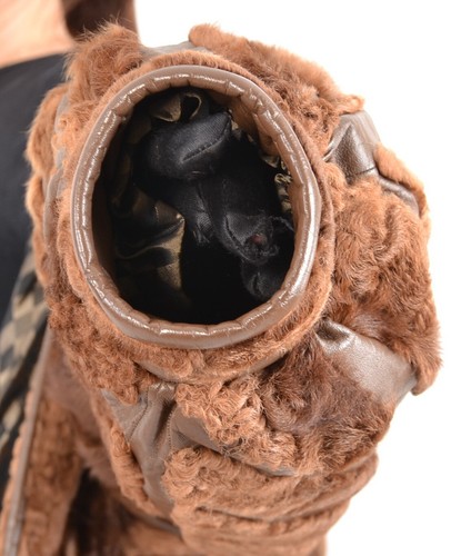 US1750 REAL SWAKARA PERSIAN LAMB FUR COAT LEATHER SIZE XL - PERSIANER MANTEL - Picture 22 of 24