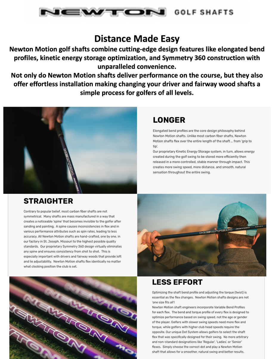 Newton Motion Driver Shaft | eBay