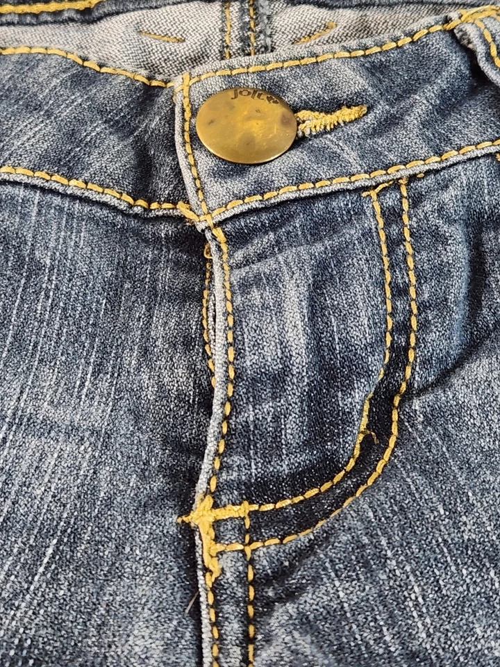 Jolt Skinny Ankle Denim Jeans Juniors Sz 1 Blue 5-Pocket Low Rise Dark Wash - Image 3 of 4