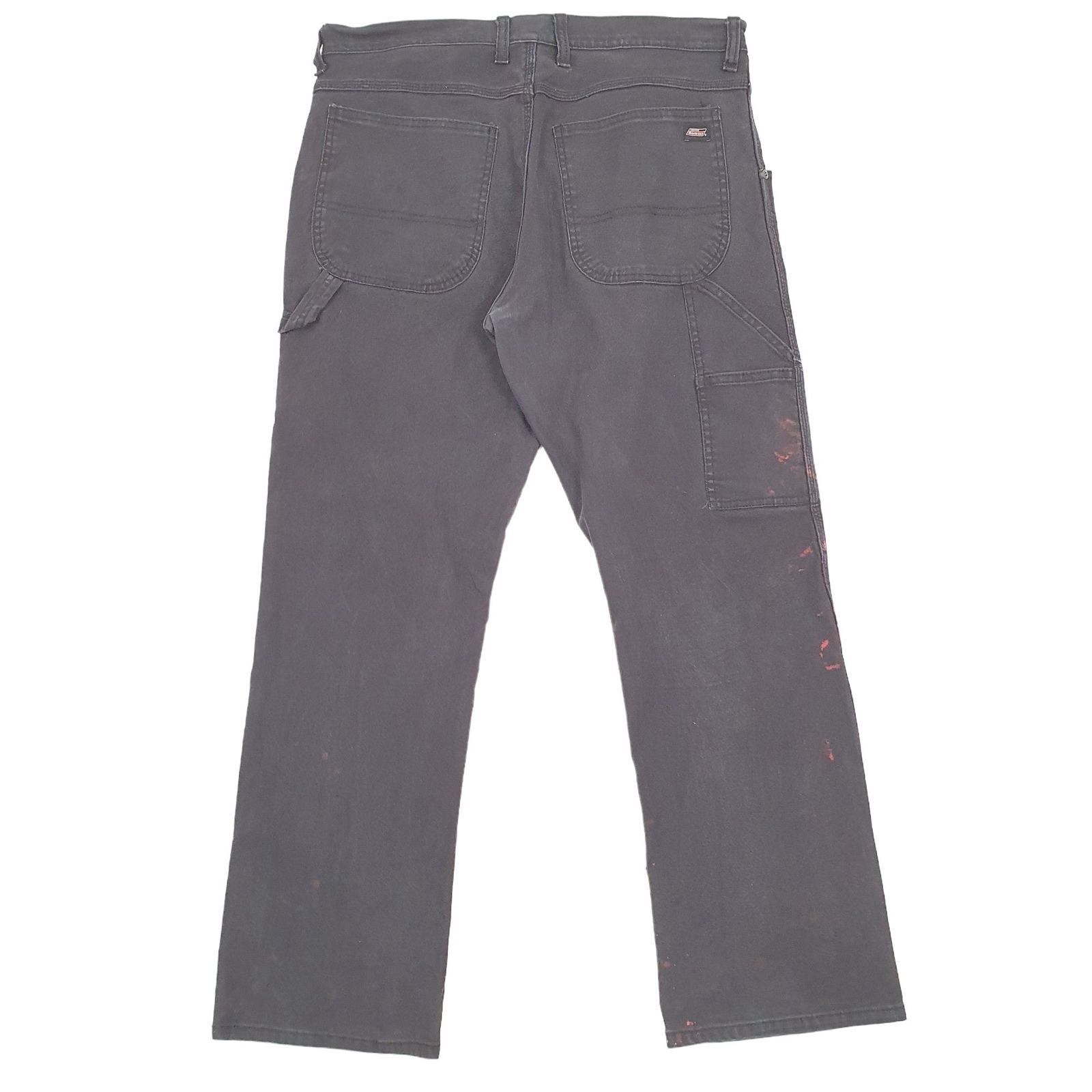 Mens DICKIES  Black Carpenter Workwear Trousers W34 L29 image 3