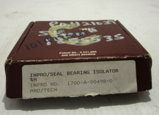 NEW INPRO/SEAL 1700-A-00498-0 BEARING ISOLATOR 1.875 SHAFT 3" OD