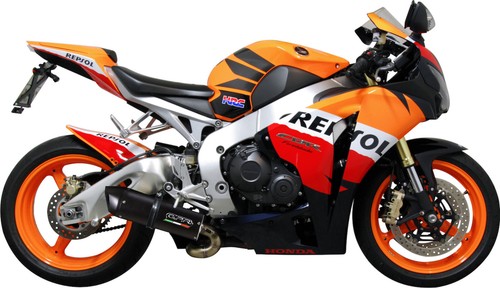 pot echappement approuve aluminium noir gpr pour honda cbr 1000 rr 2008 08 - Photo 2/3